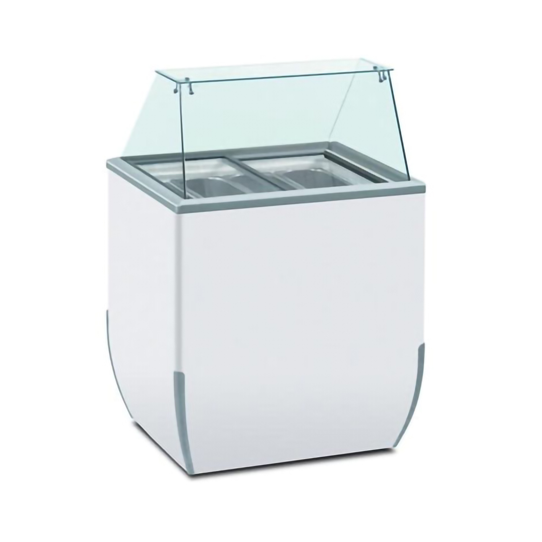 Ice cream scoop display freezer