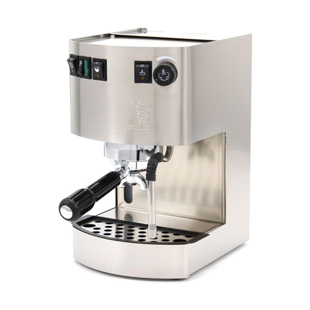 espresso machine silver
