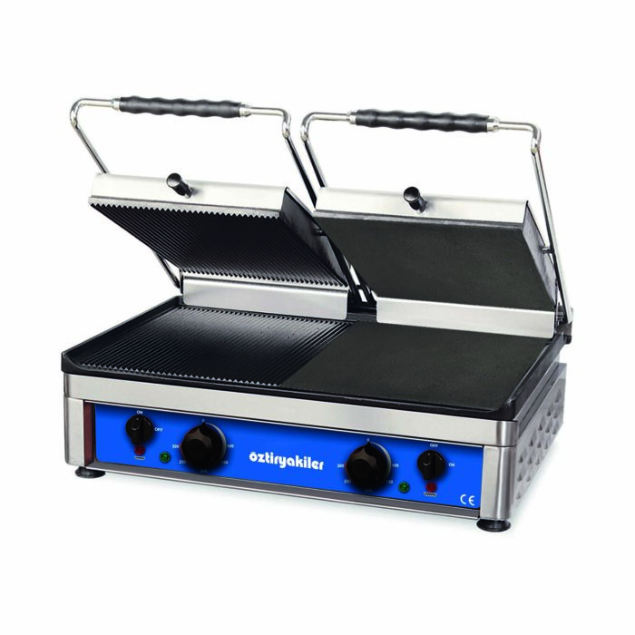 Double Toaster Half Flat Half Striped
